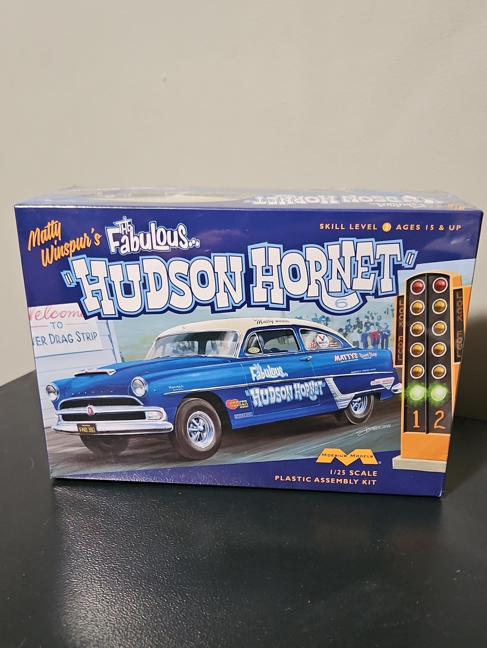 The Fabulous Hudson Hornet Plastic Model Kit By Moebius